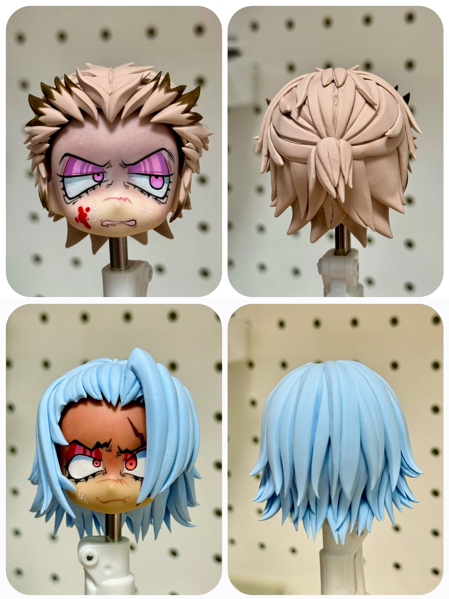 Nendoroid faceplates and hair