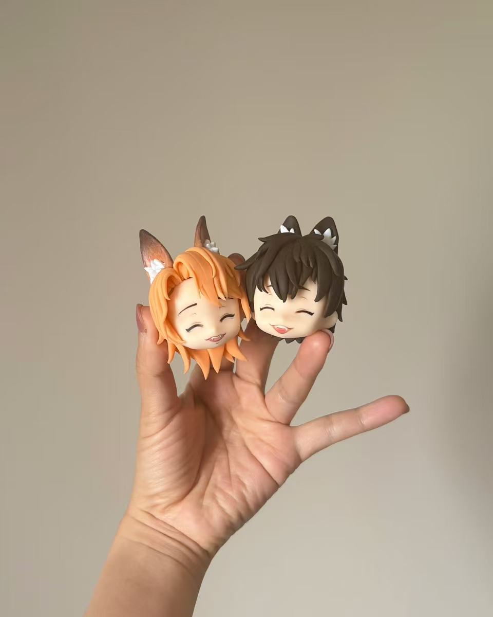 Nendoroid faceplates and hair